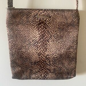 Nine West‎ Faux Snakeskin Crossbody Purse